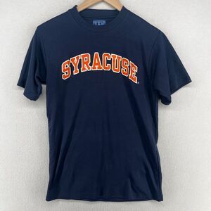 SYRACUSE UNIVERSITY Shirt Adult M ORANGEMEN NY College Short Sleeve Blue